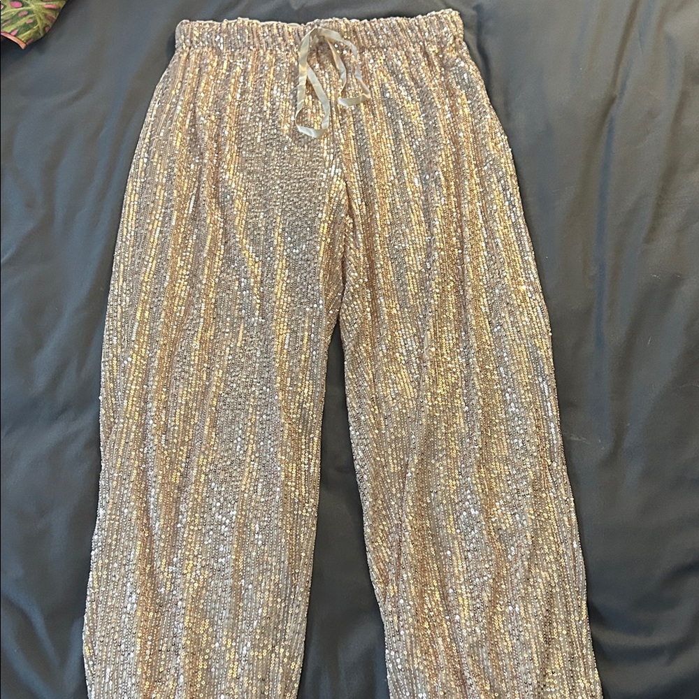Sparkling Sequin Pants